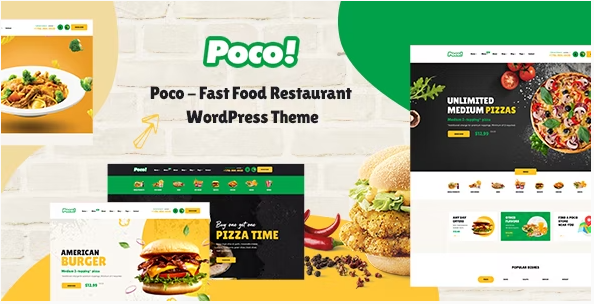 Best Fast Food WordPress themes- Poco