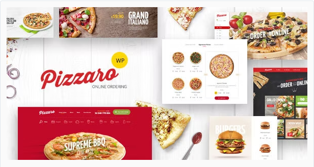 Best Fast Food WordPress themes- Pizzaro