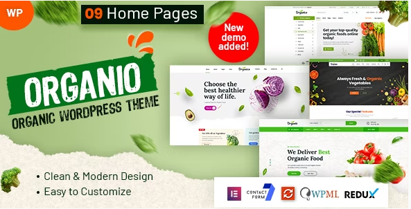 Best WordPress grocery themes-Organio
